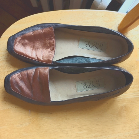 Copper/bronze Enzo Angiolini flat shoes size 7 - Picture 1 of 6